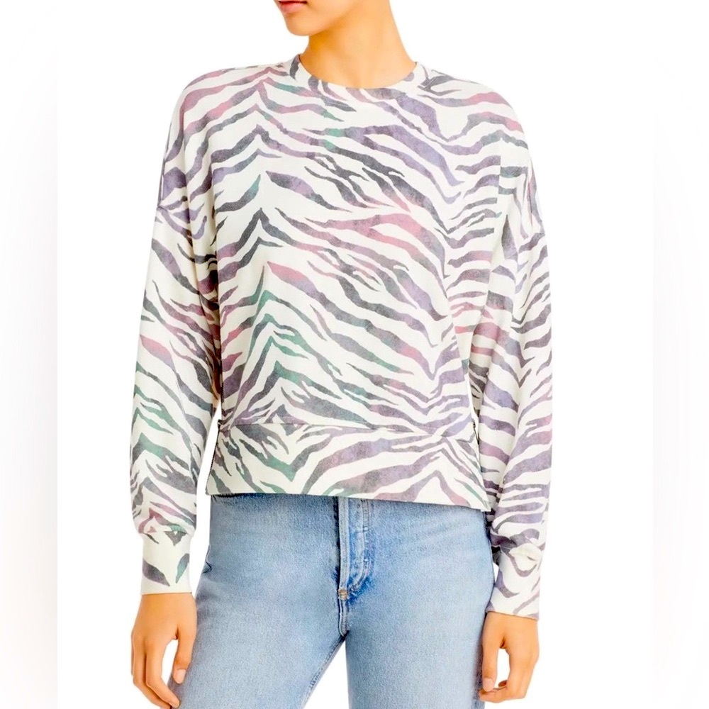 Rails Marlo tiger stripe sweatshirt